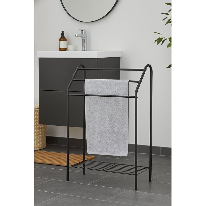 Brevyn 3 Towel Stand, Black