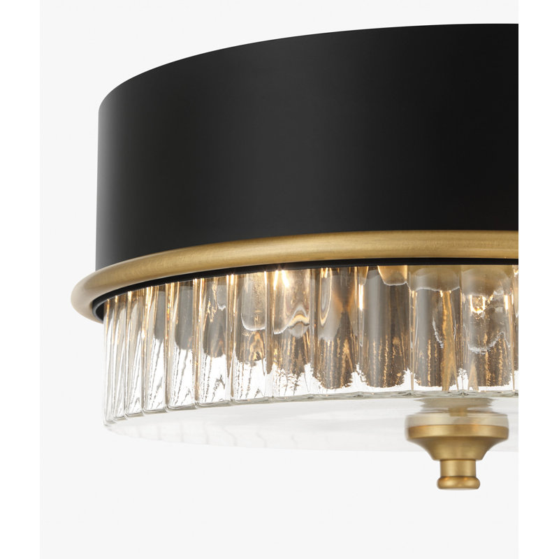 Stamford 15" 3-light Flush Mount