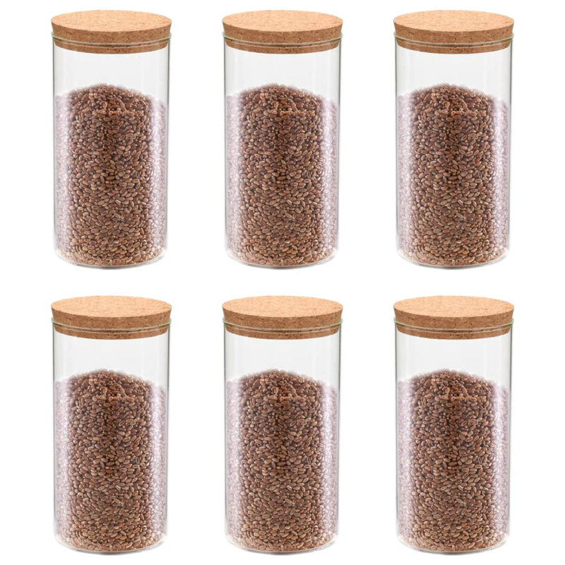 Glass Canister - Set of 6