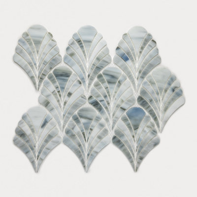 Carrelage mosaïque en verre coloré 4 "x 5,5" Nova Roma