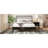 Indigo Spindle Platform Bed with Bamboo and Metal Support-121357668-121357672