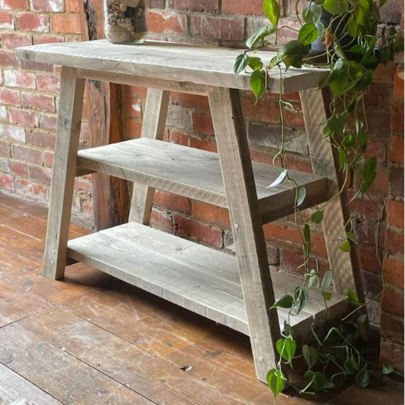 Andersonville Solid Wood Console Table, 63cm H x 80cm W x 44cm D 