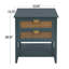 Table d'appoint 2 tiroirs-1292171691