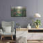«Bluebirds & Straw Hat» par Pam Britton, art mural en métal-985482868