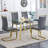 1 Piece Rectangular Dining Table Without Chair