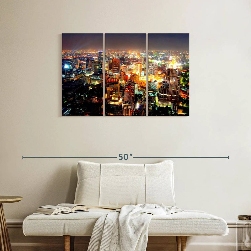 Sirci, la nuit à bangkok, H 24 po x l 38 po