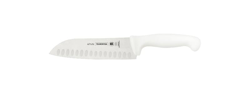 Tramontina 7" Santoku Knife - White Handle