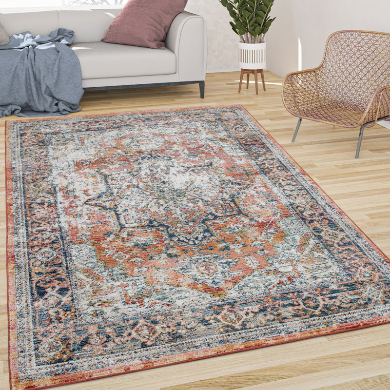 Oriental Indoor Rug, Rectangle 5'3" x 7'7"