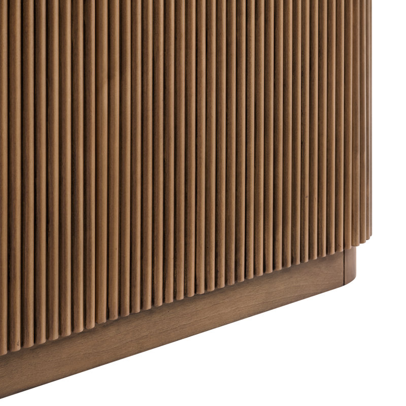 Buffet 73,5 "Nova, Brown Reeded Birch