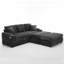 Canapé 86,61 "rembourré avec repose-pieds-1683996880