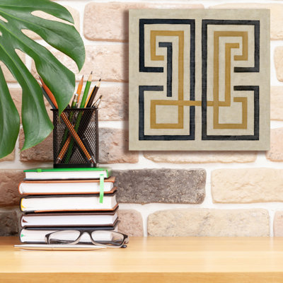  «Diversion 6» par Chariklia Zarris, art mural sur toile, 12 po x 12 po