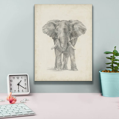 «Elephant Sketch 2» par Ethan Harper, art mural sur toile