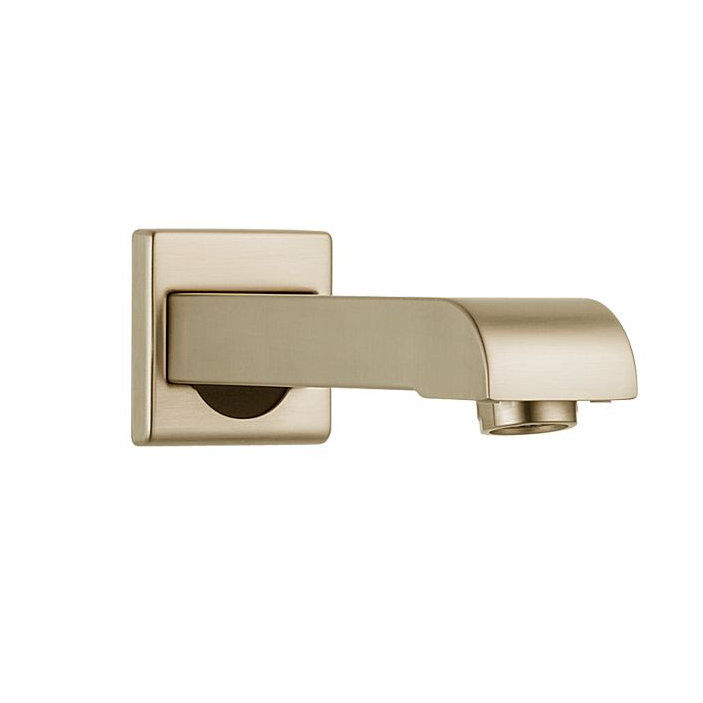 Vero Wall-Mounted Tub Spout, Brilliance Champagne Bronze