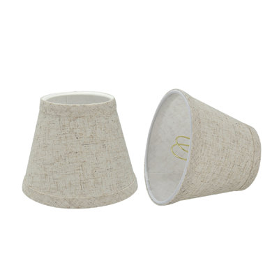 Glenshire 4'' H x 5'' W Fabric Empire Lamp Shade