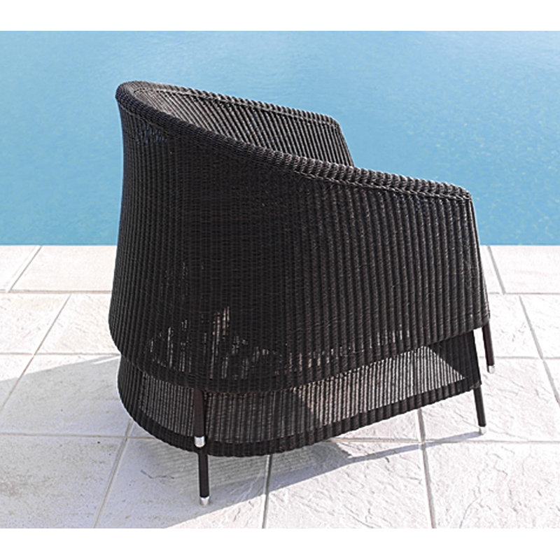 Kingston Armchair with Cushion, Mocca, Black
