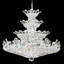 Trilliane 30 Light 30in x 27in Four-Tier Chandelier in Silver with Clear Heritage Handcut Crystals-1637703936