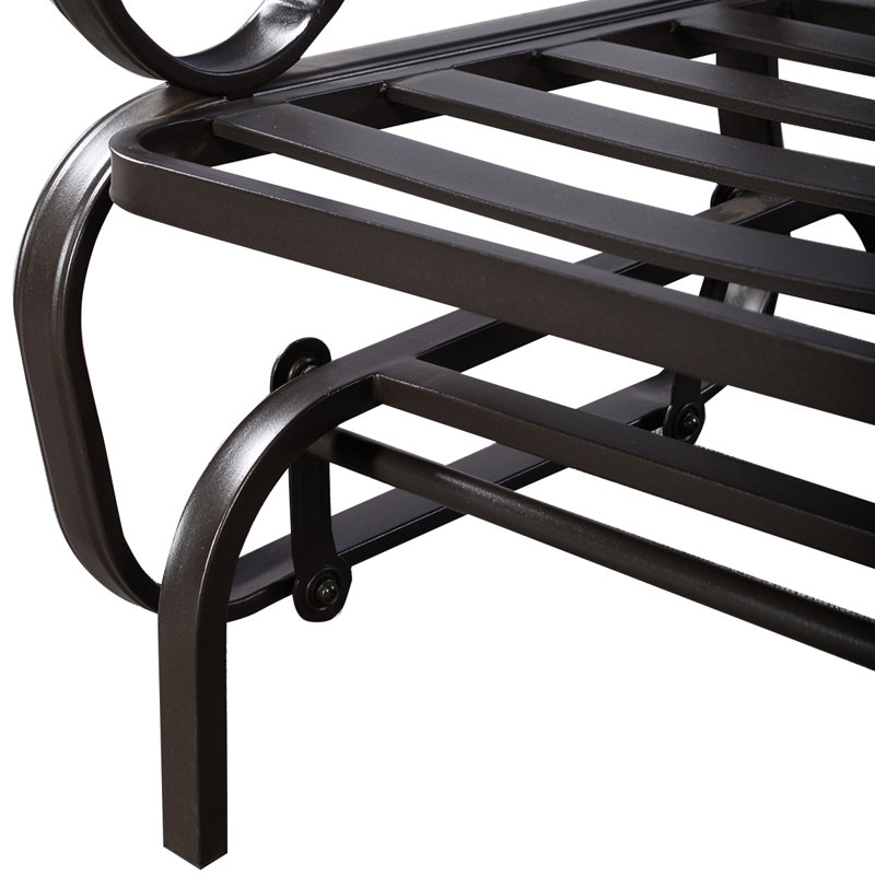 Banc d'extérieur avec coussins Suniga, gris