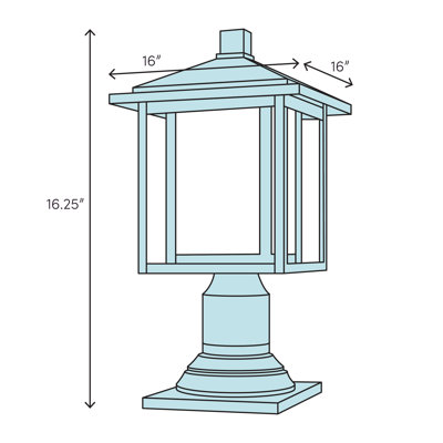 Evergreen 1 - Light Pier Mount Light