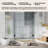 Enclo 36" W X 36" D X 71" H Framed Square Shower Enclosure With 1/4"Clear Tempered Glass