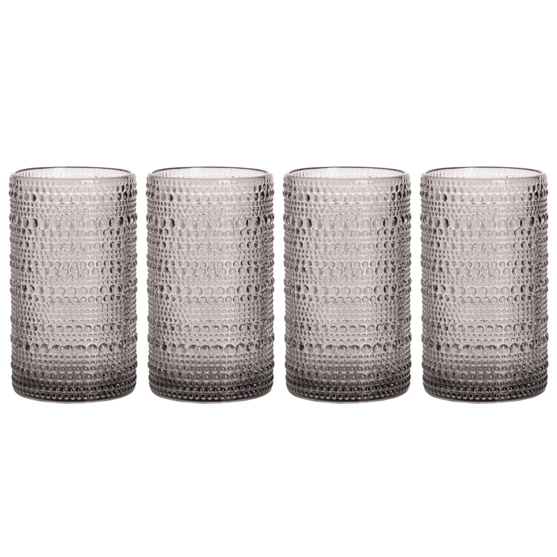 Ensemble de quatre Halo Highball 15 oz, Noir, noir, noir, noir