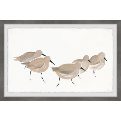 " Little Brown Birds " by Parvez Taj Painting Print