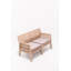 Cardamom Rectangle Aluminum Loveseat