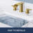 Widespread 2-handle Bathroom Faucet with Drain Assembly-94672908