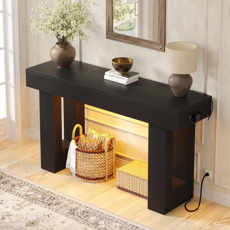 47" Entryway Table with Socket