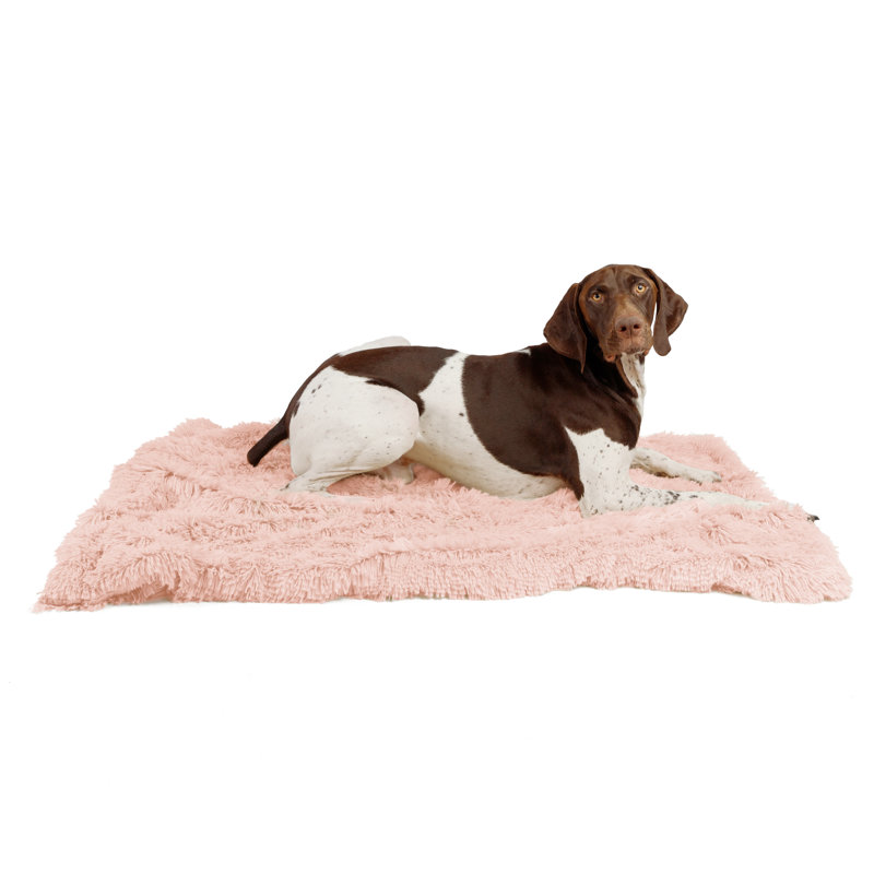 Best Friends by Sheri Calming Shag Fur Pet Throw Blanket, 30" x 40", Cotton Candy