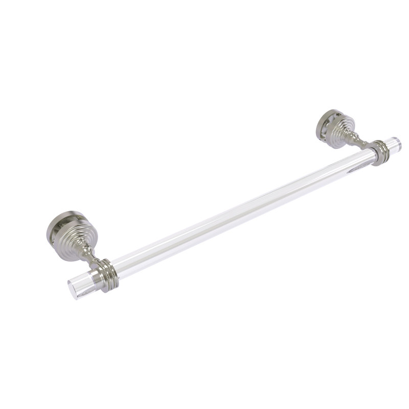 Porte de douche 5,2 "pour porte de douche en verre Jarrell, Nickel satiné