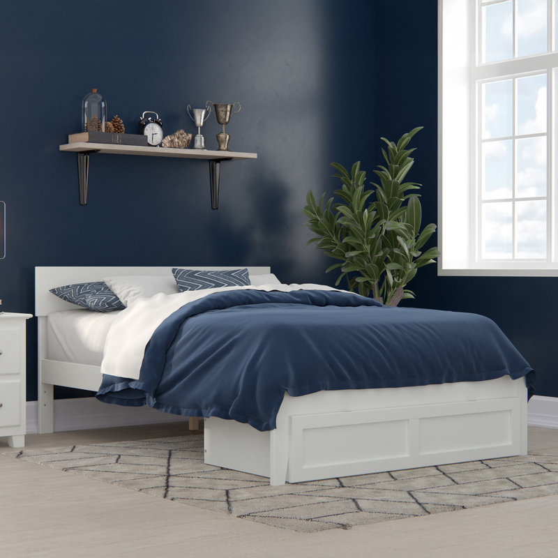 Farrah Platform Storage Bed, Full, White