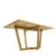 Kamilah Oak Solid Wood Dining Table-1128591673-1128591675