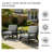 Shweta Solid Wood Outdoor Three Pieces Chair Conversation Seating Group With Cushions And Side Table-246522574-246522573