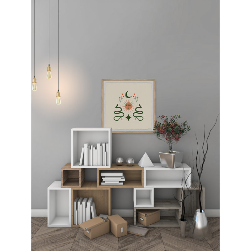 Temporary Imagination - Single Picture Frame Painting, 61cm H x 61cm W x 3.81cm D
