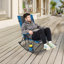 Chaise berçante extérieure pliable pour le camping
