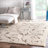 Pipers Contemporary Shag Performance Cream/Beige Rug-1533279703