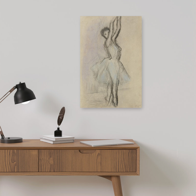 «Dancer on the Pointe», reproduction d'art murale classique contemporaine, H 18 po x l 12 po