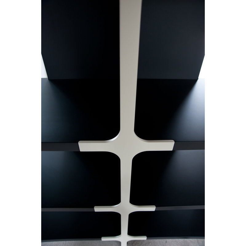 Bo-Em Bookcase, (5 Shelves) 82.68" H x 111.02" W x 14.17" D
