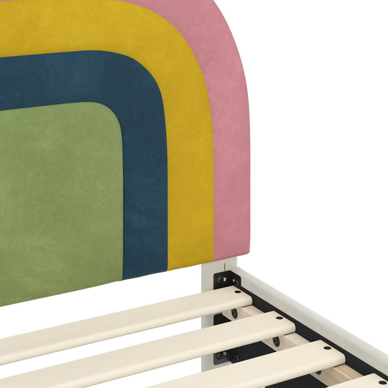 Bed Frame, European Single (90 x 200 cm), Cream