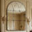 Semicircular Wall-Mounted Mirror