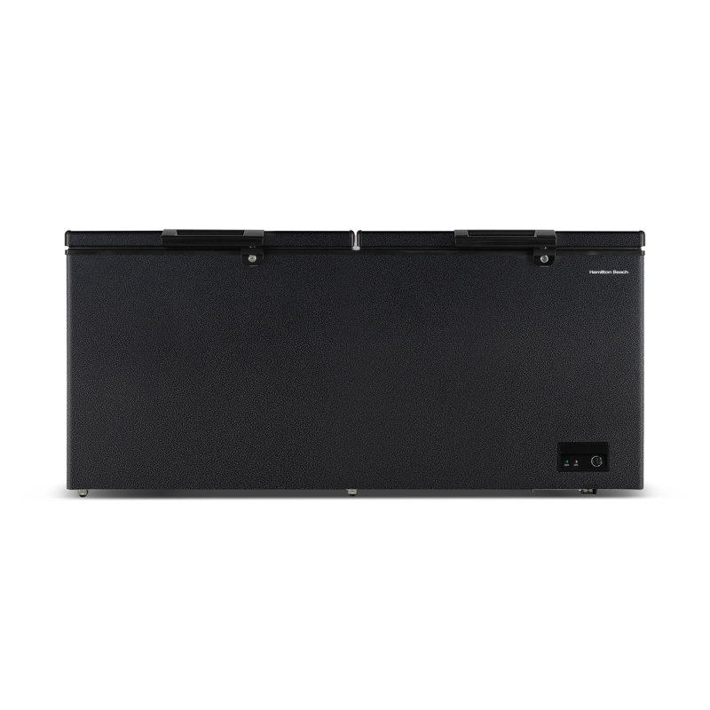 Hamilton Beach 21.0 Cu. Ft. Garage Ready Chest Freezer, 2-Door Deep Freezer, Black