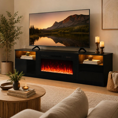 Wrought Studio 80 " W Electric Stove