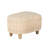 20.5" Small Polyester Upholstered Footstool Ottoman with Wood Legs for Living Room-1337963782