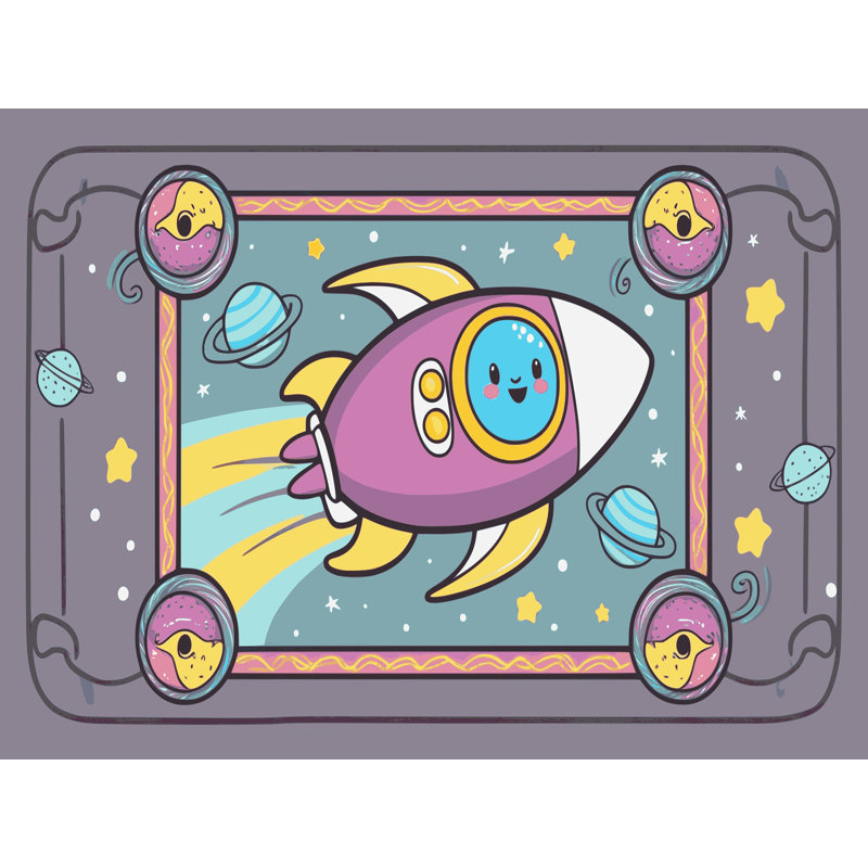 Tapis pour enfant Zoomie, Tapis de couloir 2 pi x 4 pi