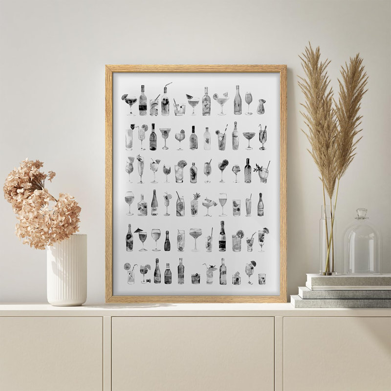 "Petite collection Vintage Cocktail", Naturel, H 10 po x l 8 po