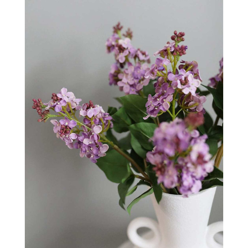 Artificial White Lilac 22.5", Purple
