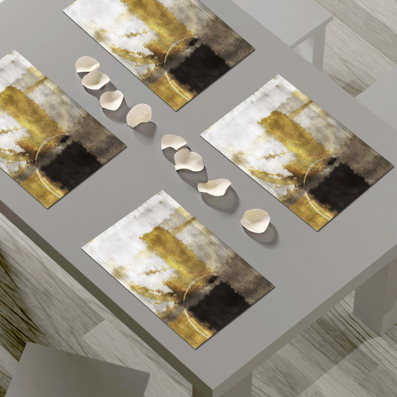 Napperon abstrait en polyester