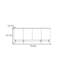 Buffet de luxe minimaliste léger de style américain