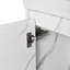 Armoire de salle de bain avec lavabo en céramique pré-percée pour robinet de 20 po