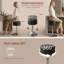Swivel Upholstered Bar Stool with Steel Frame